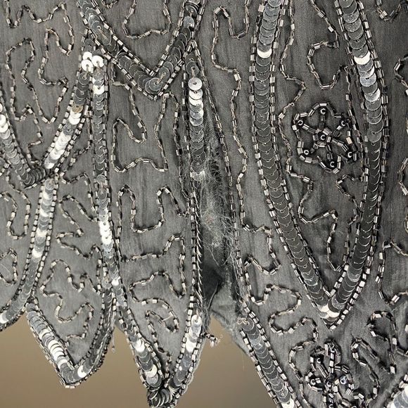 Steamy vintage beaded blouse Medium - Picture 6 of 7